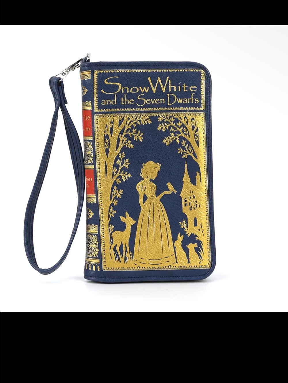 Snow White Book-Style Wristlet Wallet